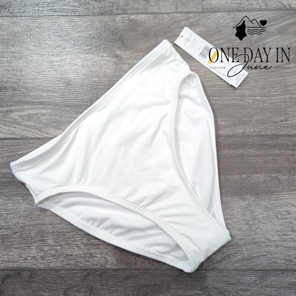 Carmen Marc Valvo Smooth Shaping Bikini Bottom Size S